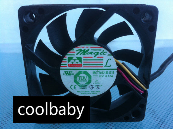 MAGIC MGT12012LB-O25 MGT12012LB-025 120*120*25 12V 0.30A 3pin