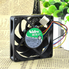 Original Nidec TA275DC C35598-35 7cm 7015 DC 12V 0.48A 4-Lines PWM Cooling Fan