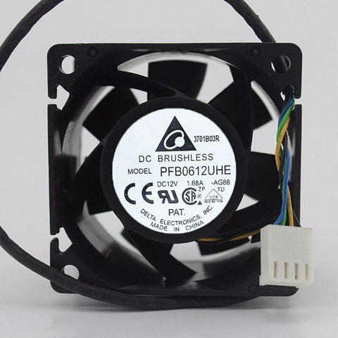 Delta PFB0612UHE 6038 60*60*38mm 6cm DC 12V 1.68A Blower Air Flow Cooling Fan