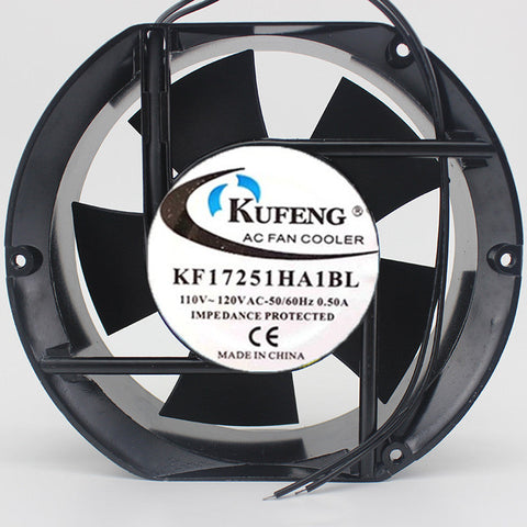 KUFENG Axial fan KF17251HA1BL AC 110-120V 0.50 172*150*51mm 2 Wires