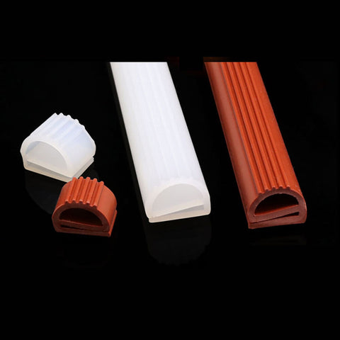 e-Shape Silicone Rubber Sealing Strip 12mm-25mm Window Oven Door Seal Gasket