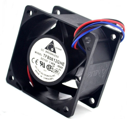 DELTA TFB0612GHE 6038 6CM 1.68A DC 12V servidor ventilador de refrigeración