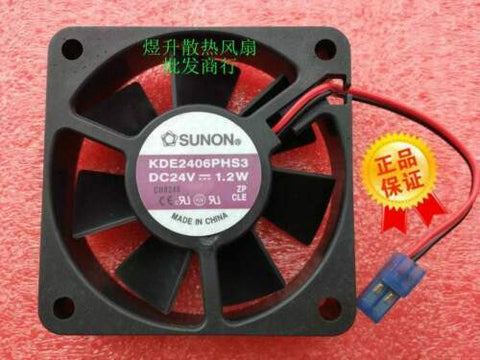 SUNON KDE2406PHS3 fan 24V 1.2W 60*60*15MM 2pin inverter cooling fan
