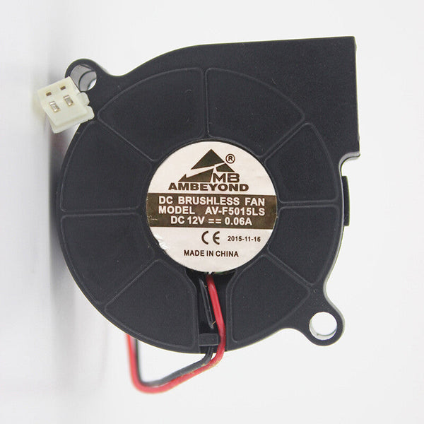 1pcs AV-F5015LS 5CM Turbo Blower 5015 Ultra-quiet Humidifier Fan 12V 0.06A