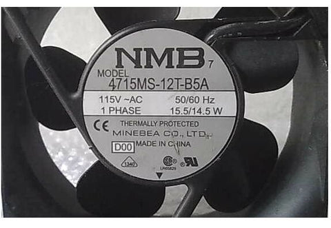 For NMB 4715MS-12T-B5A Aluminum Frame Cooling Fan AC115V 15.5/14.5W 120*120*38MM