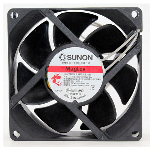 SUNON MA2082-HVL.GN 8cm 8025 220V 240V 2pin cooling fan