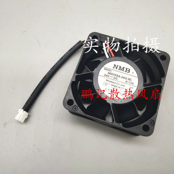 NMB 06025SA-24Q-BL 6025 6cm 24V 0.13A for Yaskawa bus drive cooling fan