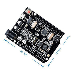 For UNO R3 + WiFi ATmega328P+ESP8266 (32Mb memory) USB-TTL CH340G