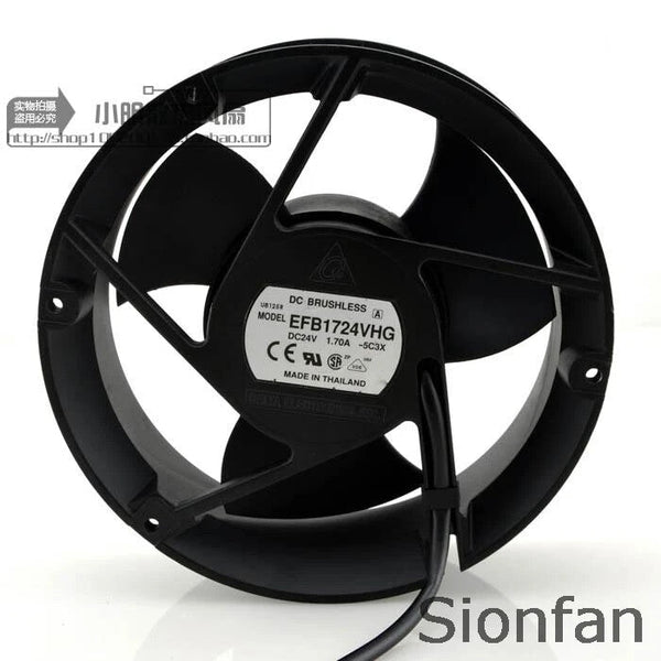 For Delta 17050 17CM 24V 1.7A large air volume inverter fan EFB1724VHG