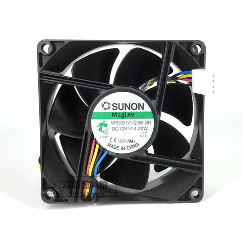 SUNON 8025 8CM MF80251V1-Q060-S99 12V 4.20W 4PIN cooling fan