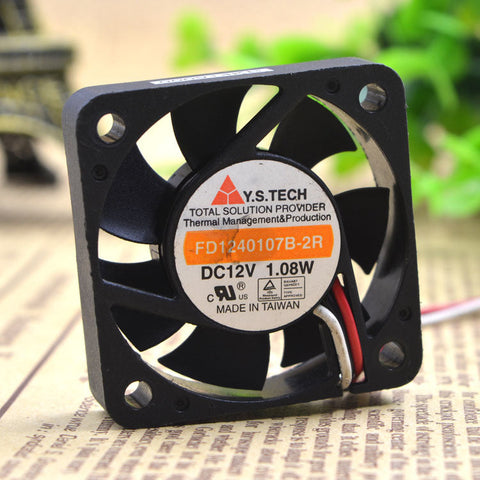 original Y.S.TECH FD1240107B-2R 4010 12V 1.08W 4cm fan