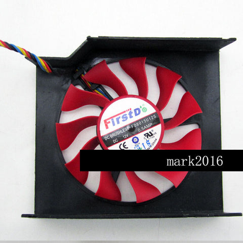 MSI AMD Radeon R7950 Video Card Fan Replacement 4Pin FD8015U12S DC 12V 0.5A R139