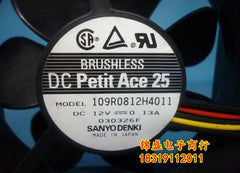 SANYO 8025 0.13A 109R0812H4011 12V 80*80*25MM 3 line fan
