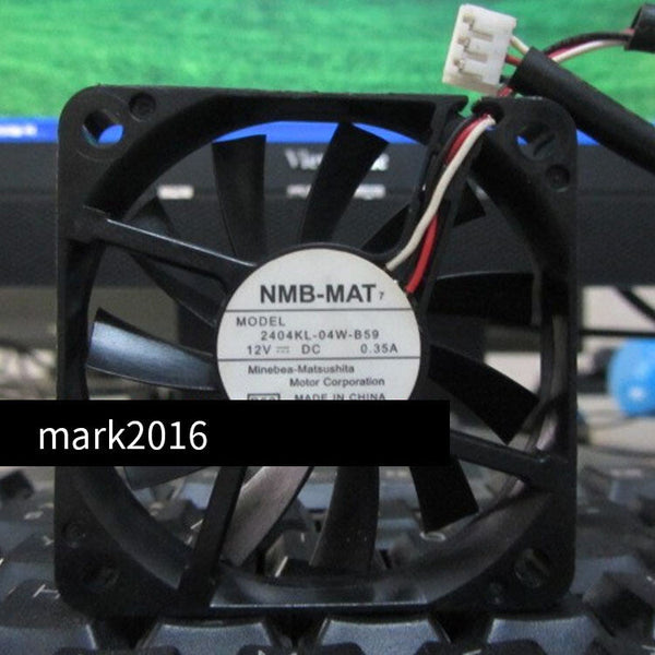 Original NMB 6010 2404KL-04W-B59 DC 12V 0.35A 3-wire interface Cooling fan