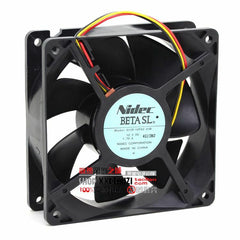 NIDEC D12E-12PS2 01B 12V 1.70A 120*120*38 3 wire 3pin cooling fan