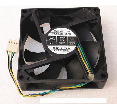 EFAH-08E12L-P4 8025 8cm 4-wire speed regulation 12V 0.20a pwm cooling fan