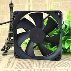 2pcsYate Loon D12SM-12 12V 0.30A 12025 12CM power supply fan