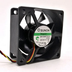 For Sunon GM1206PTV2-A 6025 DC12V 1.0W 6CM silence Maglev 3lines cooling fan