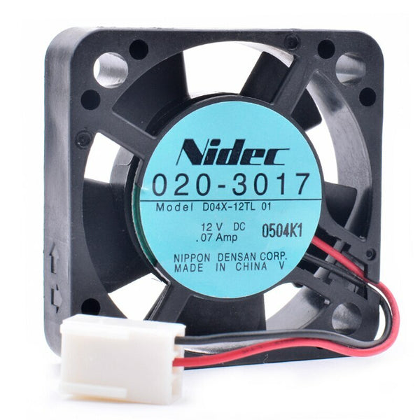 original D04X-12TL 4010 4cm 12V 0.07A double ball north quiet cooling fan 2pin