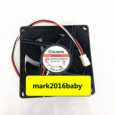 Sunon ME80251VX-Q060-F99 DC 12V 1.9W 8025 80x80x25mm 3-line 8CM Cooling Fan