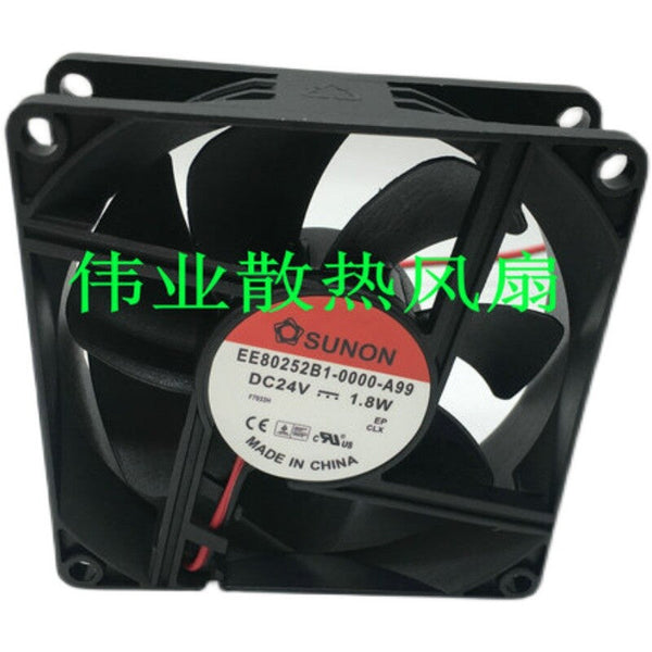 1PCS EE80252B1-0000-A99 fan 80*80*25mm 24V 1.8W 2pin