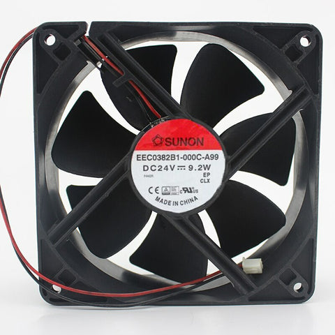 original SUNON EEC0382B1-000C-A99 12038 12CM DC24V 9.2W 2 PIN