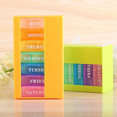 Weekly Medicine Vitamins Pill Cases Splitters 21 Compartments pill organzer
