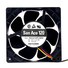 For SANYO 9G1212P1G04 San Ace 120mm 12cm 12038 DC 12V 0.83A Case Cooling Fan