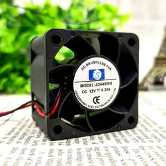 JSL JDH4028B 4028 12V 0.30A 4CM DOUBLE BALL SUPER QUIET COOLING FAN 2wires