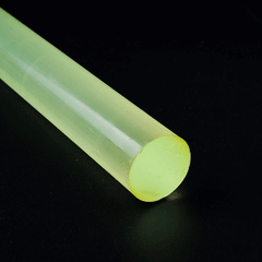 Dia 6mm to 100mm Polyurethane Bar Stick Length:500mm Yellow PU Nylon Rods Sticks