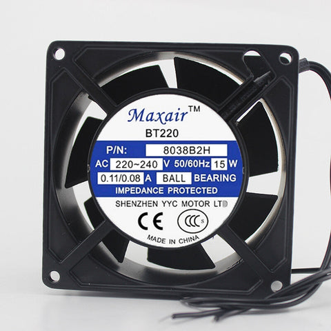 MAXAIR BT220 8038B2HL 220-240V 80*80*38 15W 0.11A
