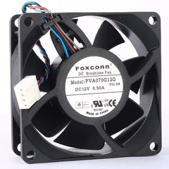 FOXCONN PVA070G12Q 12V 0.50A 7025 70*70*25MM 7CM 4pin fan