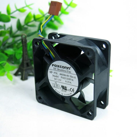 Foxconn PV602512ESPF 6025 DC12V 0.35A 4PIN for HP cooling fan
