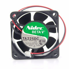 Nideic TA225DC M33515-68 DC 12V 0.33A 60x60x25mm 6cm 2pin