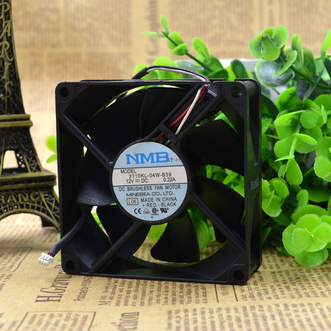 NMB 3110KL-04W-B39 8025 12V 0.22A 3pin