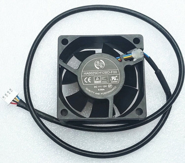 ONG HUA HA6025EH12BD DC12V 0.60A 60*60*25MM 6CM 4Pin Cooling Fan
