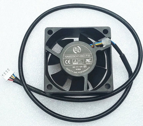 ONG HUA HA6025EH12BD DC12V 0.60A 60*60*25MM 6CM 4Pin Cooling Fan