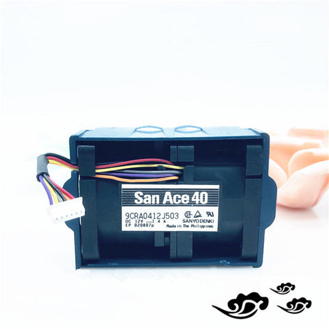 San Ace40 9CRA0412J503 4056 12V 1.4A Dual Motor 1U Server Fan