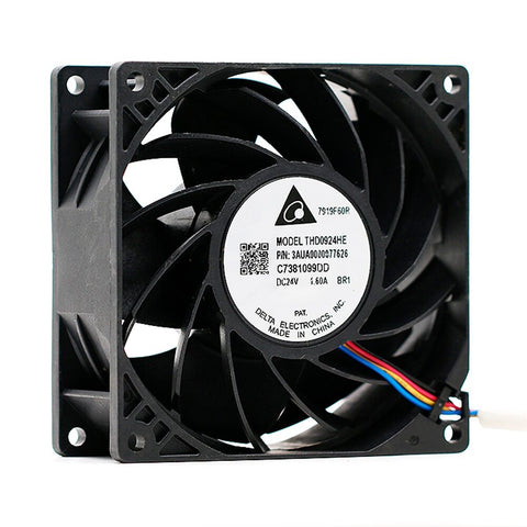 Delta THD0924HE DC 24V 1.60A 92X92X38mm 9238 Inverter 4-wire server Cooling Fan