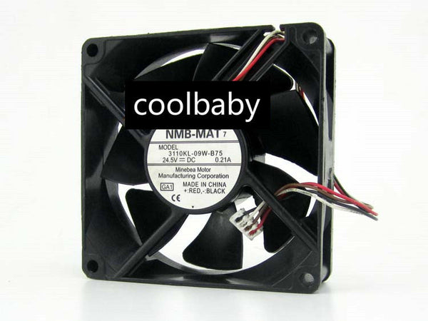 NMB 3110KL-09W-B75 Graphics card cooling fan DC24.5V 0.21A 4Pi n