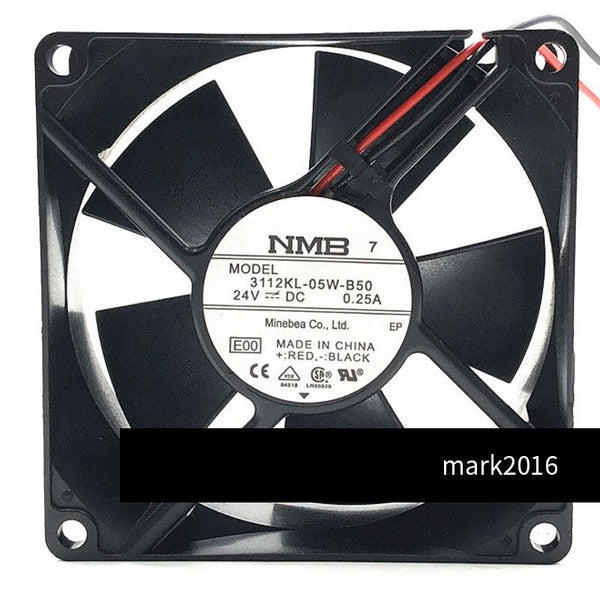NMB Cooling 8CM 8032 DC24V 0.25A 3112KL-05W-B50 2pin Cooling Fan
