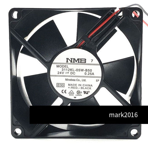 NMB Cooling 8CM 8032 DC24V 0.25A 3112KL-05W-B50 2pin Cooling Fan