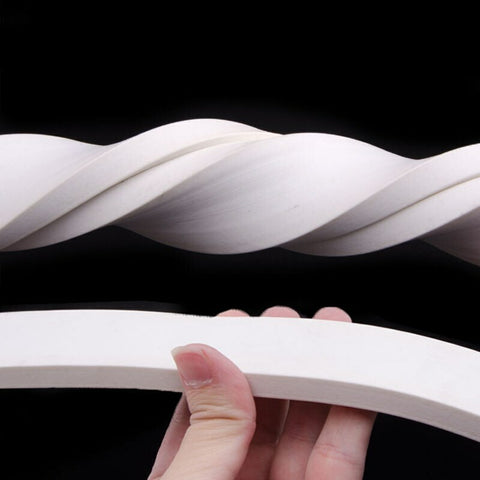 White Foam Weather Sponge Rubber Strip Seal For Doors Windows square 8 - 20mm