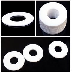 PTFE Flat Washers Sealing Gasket ID 6mm-325mm Shim High Temp / Oil Resistance