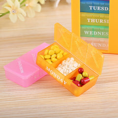 Weekly Medicine Vitamins Pill Cases Splitters 21 Compartments pill organzer