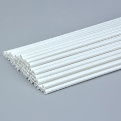 250mm ABS Round Tube Dia 2/2.5/3/4/5/6/8mm Styrene Plastic Strips Rod Plasticard