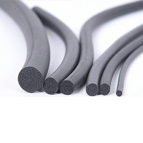 EPDM Foam Rubber Window Door Round Seal Cord Strip Ø 4mm Length 10M 20M Black