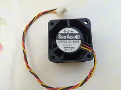 SANYO 109P0412J3063 4028 12V 0.35A 3 wire dual ball 4cm cooling fan