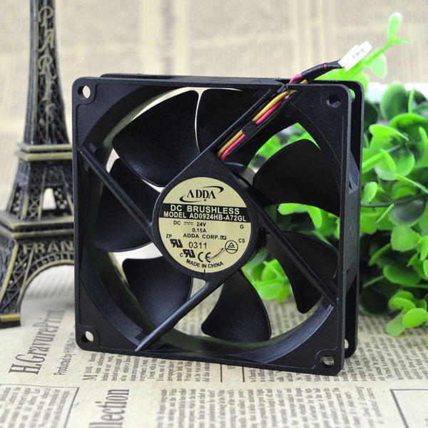 ADDA AD0924HB-A72GL fan 90*90*25mm 24V 0.15A 3pin