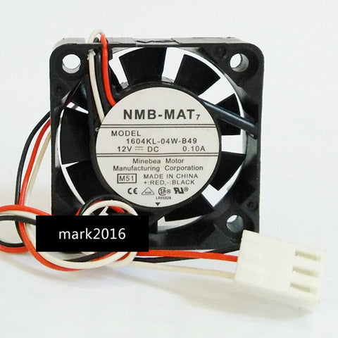 NMB 1604KL-04W-B49 Fan 40*40*10mm 0.10A 3pin